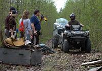 koormaga ATV lahkumine on silmnahtav progress